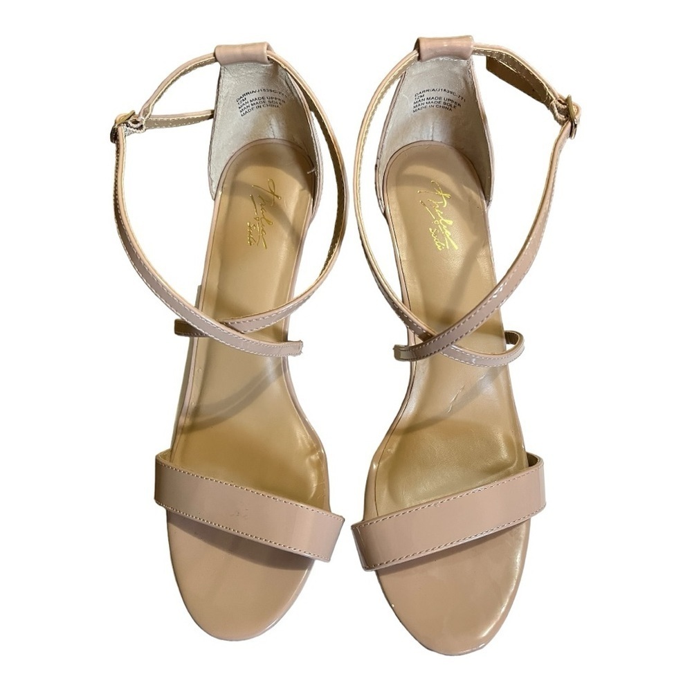 Thalia Sodi Women’s Darria Strappy Stiletto Heels Sandals with Buckle Nude S 12